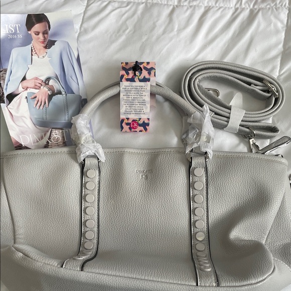 PinkStix Handbags - Pink Stix Elegant Gray Satchel